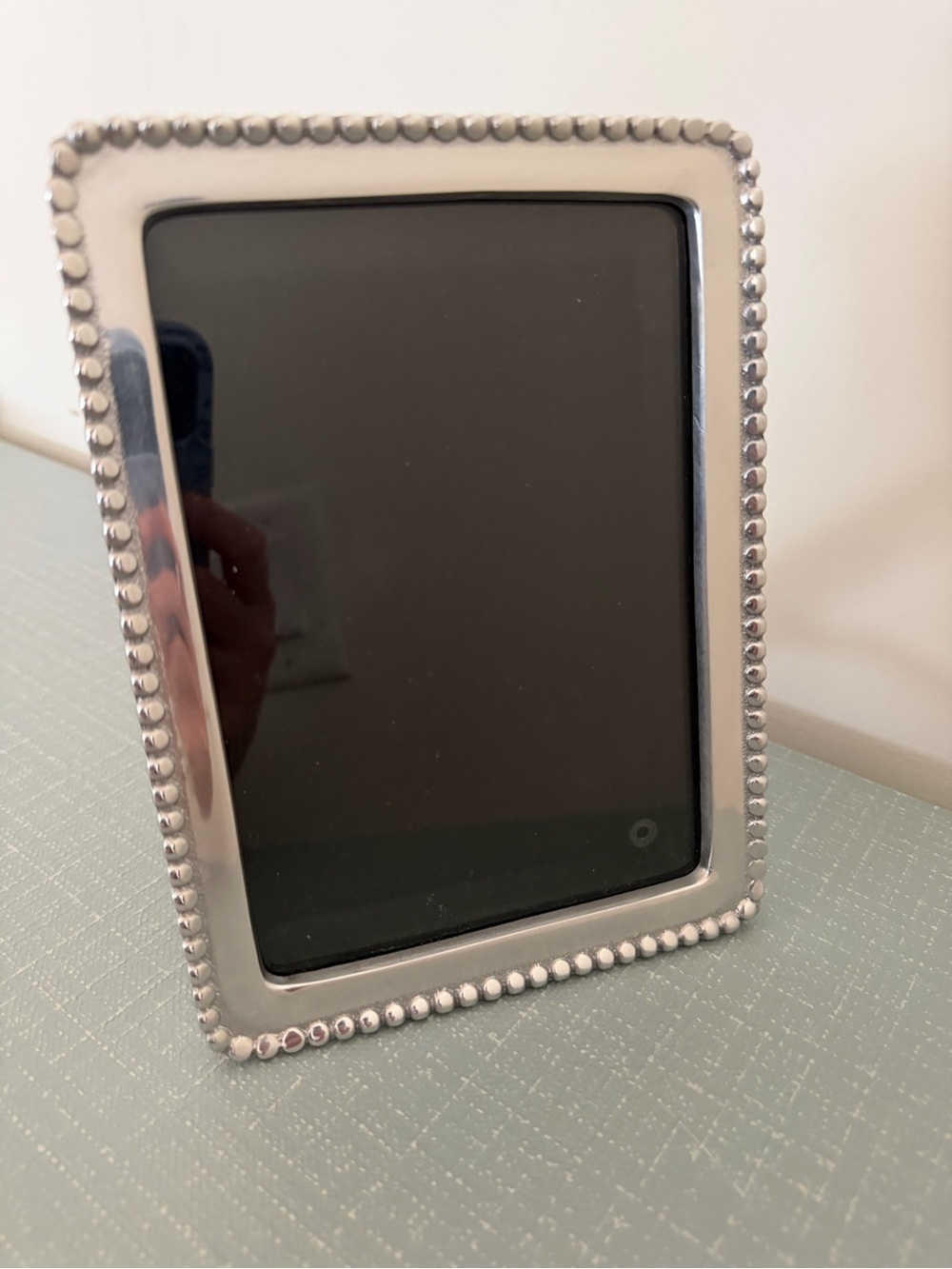 Mariposa Beaded Picture Frame Recycled Aluminum